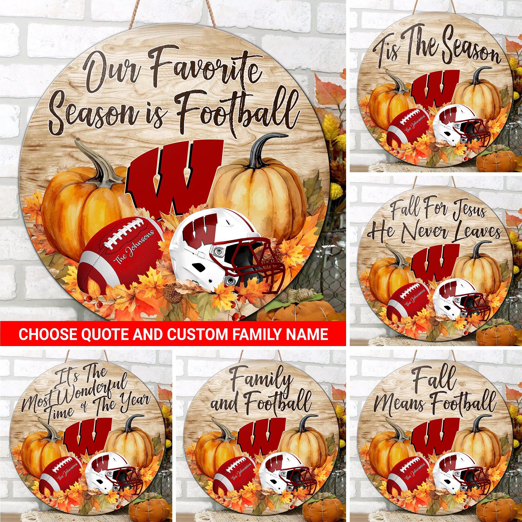 Wisconsin Badgers Shape Wooden Sign Custom Your Family Name And Choose Your Quotes, Sport Gifts, Home Decorations ETRG-51656